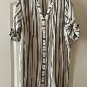Club Z Collection Striped Tunic Shirt XL